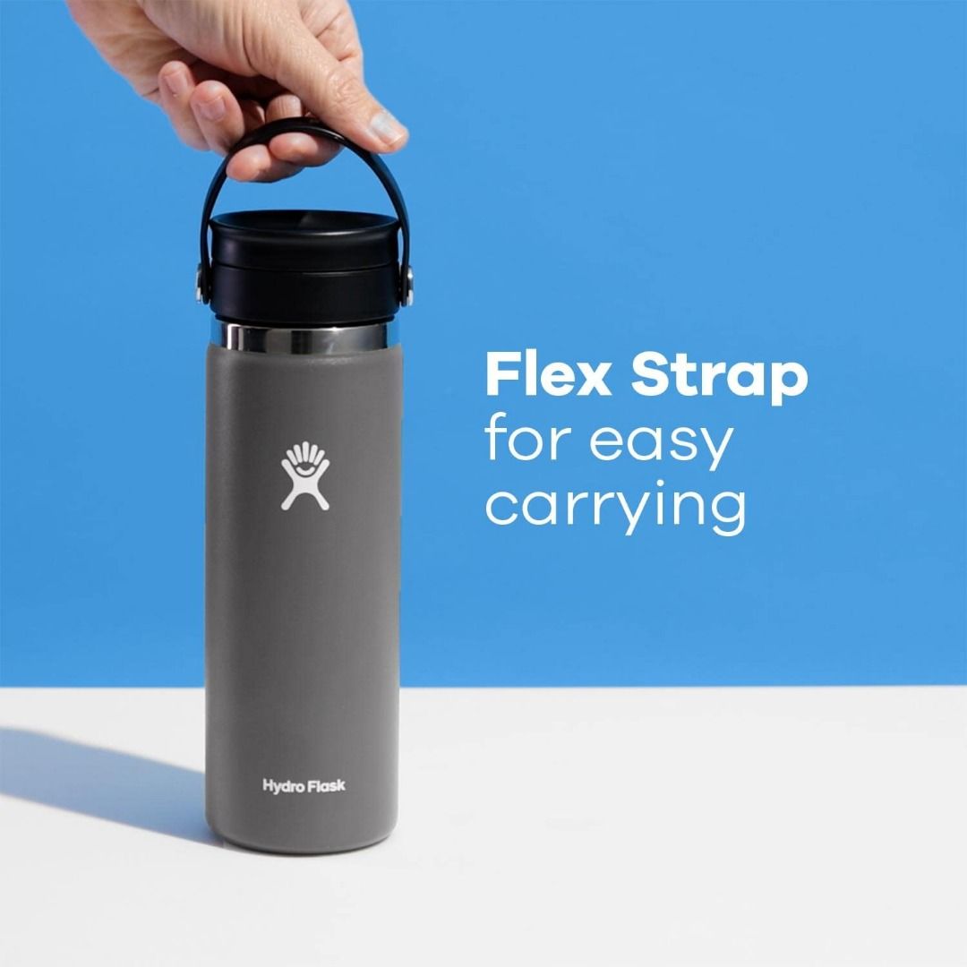 instock Hydro Flask Wide Mouth Flex Sip Lid Bottle Stainless