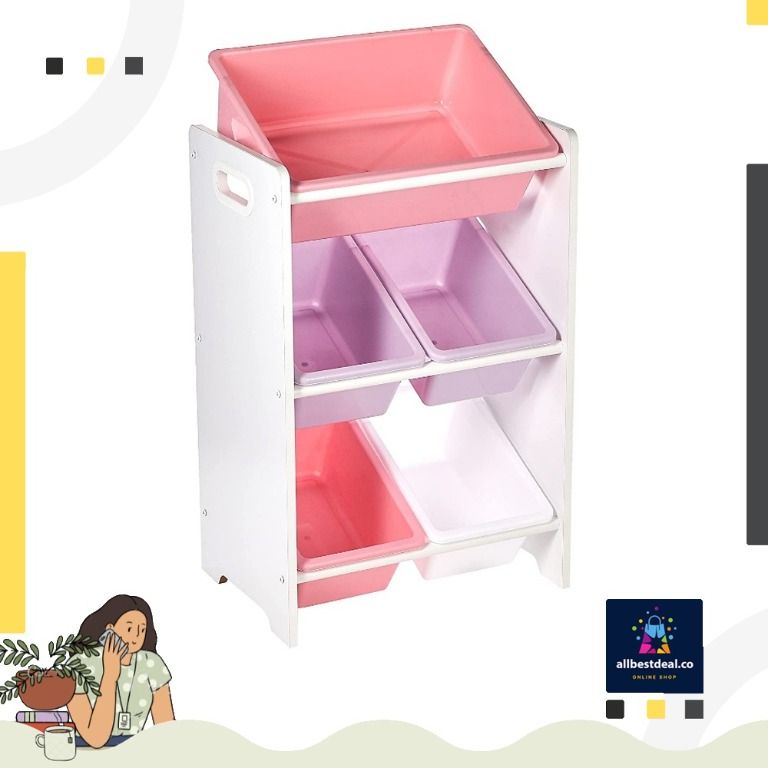 Kidkraft 5 bin storage unit shop