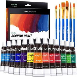 TOOLI-ART Paint Pens Acrylic Markers 30 Set 0.7mm Extra Fine Tip for Rock,  Canvas, Most Surfaces. Non Toxic, Water-based, Quick Drying