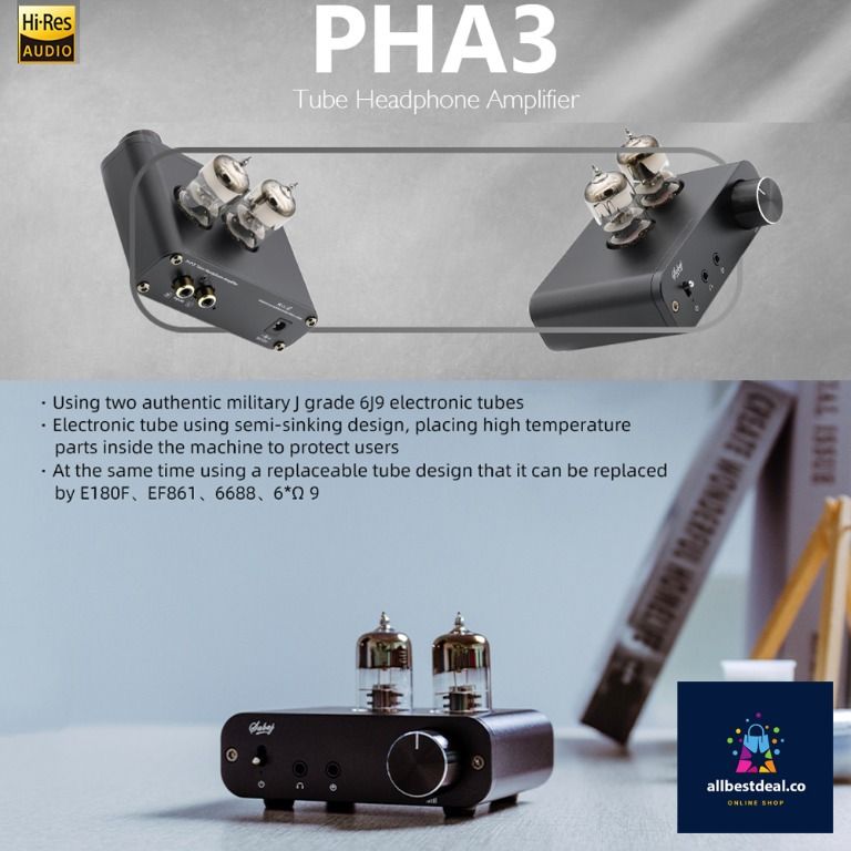 instock~ Sabaj PHA3 Vacuum Tube Headphone Amplifier 2X6J9 Low