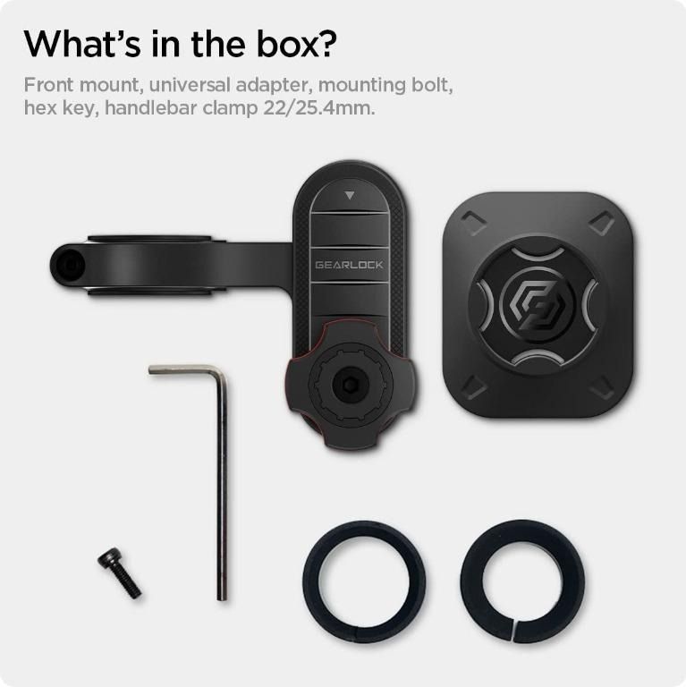 instock~ Spigen Gearlock Bike Phone Holder with Universal Adapter - Main Image