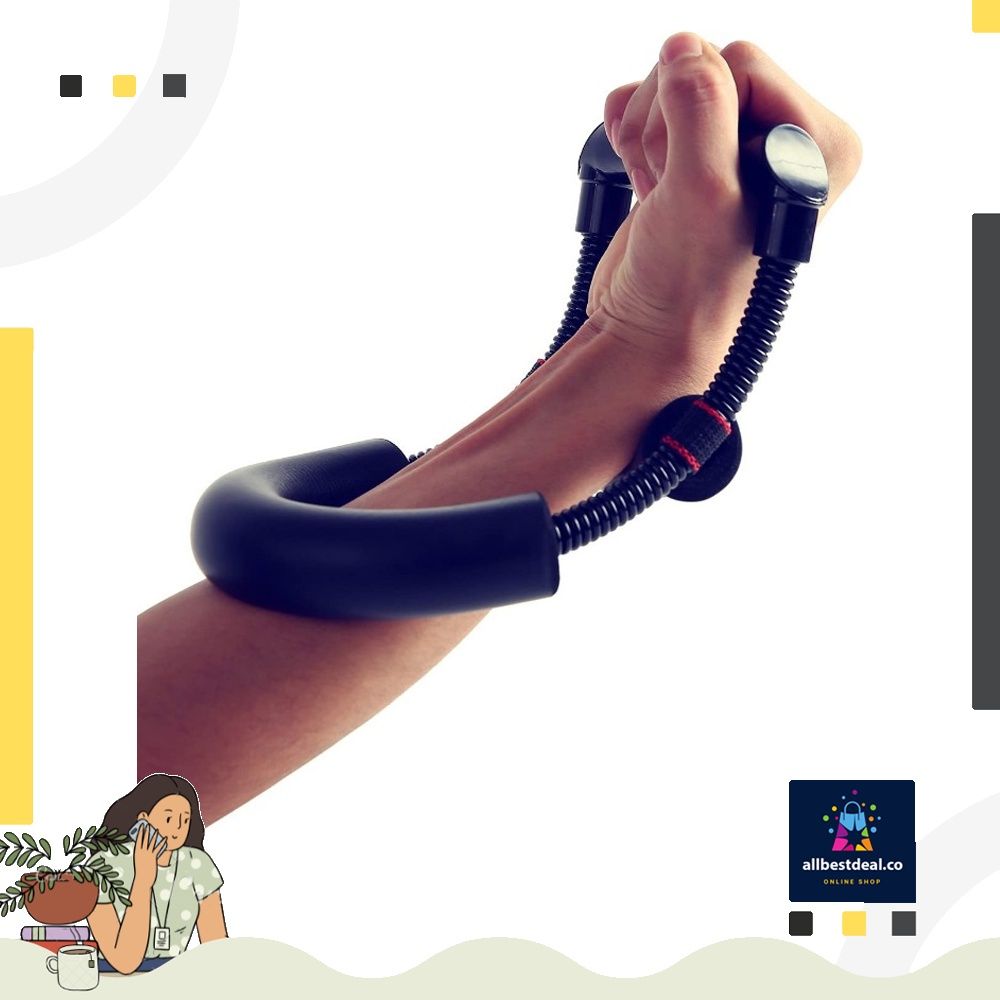 instock Sportneer Wrist Strengthener Forearm Exerciser Hand Developer Strength Trainer for Athletes Fitness Enthusiasts Professionals Sports Equipment Exercise Fitness Toning Stretching Accessories on...