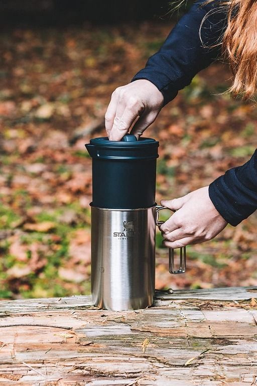 Stanley Adventure All-In-One Boil + Brew Camping French Press 32 oz -  Stainless