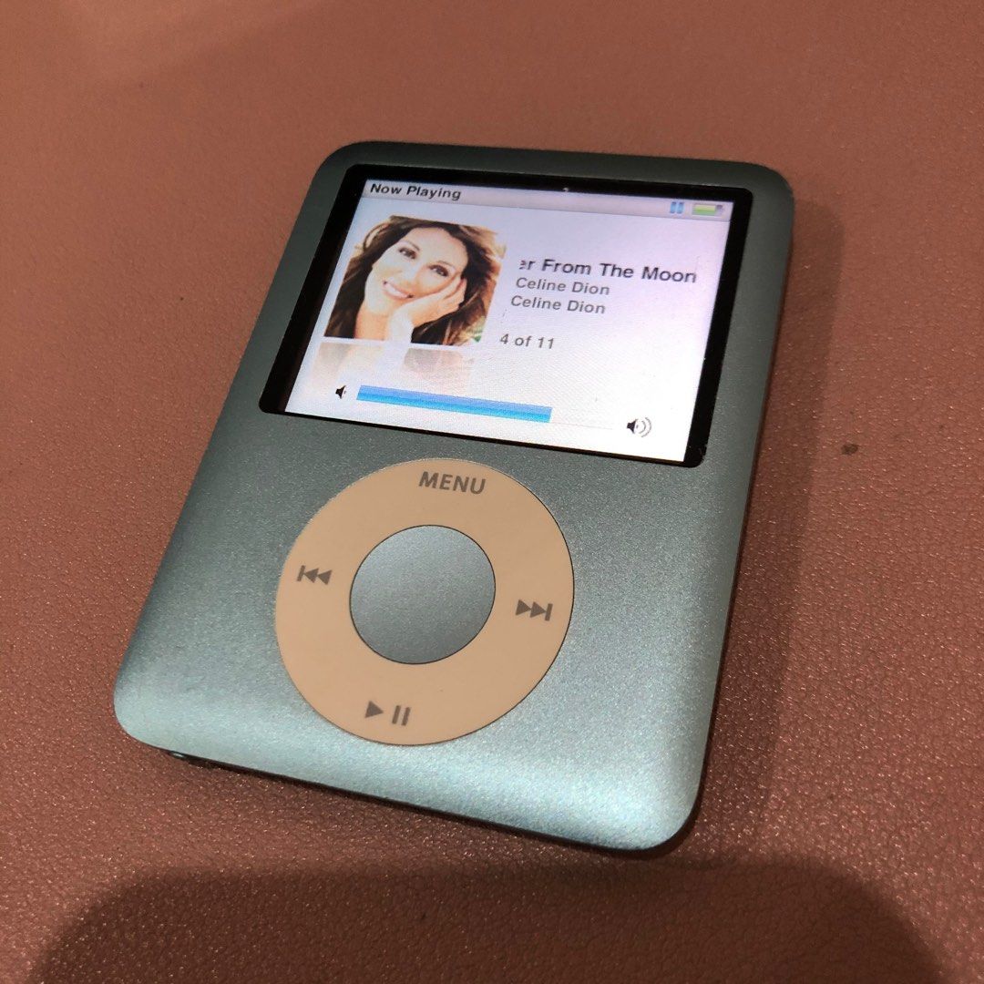 Ipod Nano 3 | 8GB|Light Blue| A1236, Audio, Portable Music Players on  Carousell
