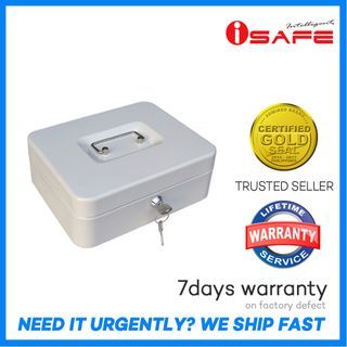 iSafe CB-MED Medium Size Cash Box, Jewelry Box / Personal Safe Storage Box / Safety Vault Storage / Home & Office Furniture
