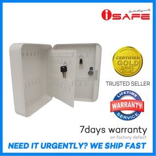iSafe KS-48 Steel Key Box / Personal Safe Storage Box / Safety Vault Storage / Home & Office Furniture