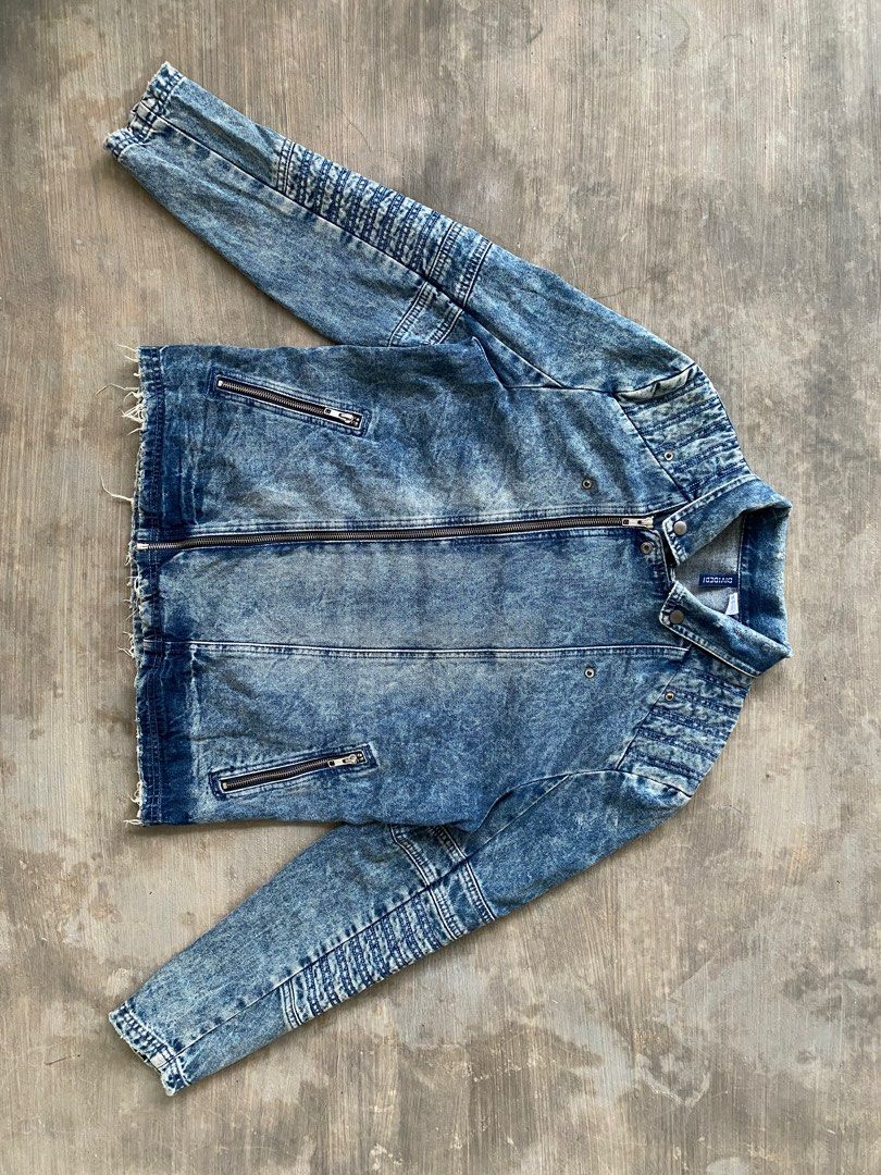 H&m denim biker discount jacket