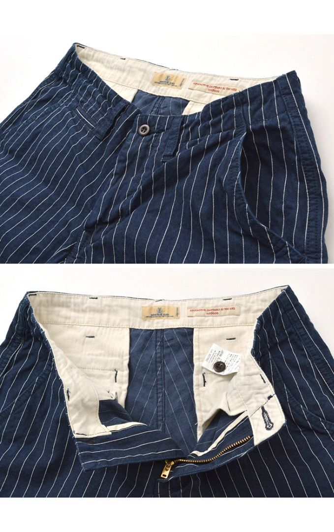 Japan blue jeans Wide Tapered Chino Stripe