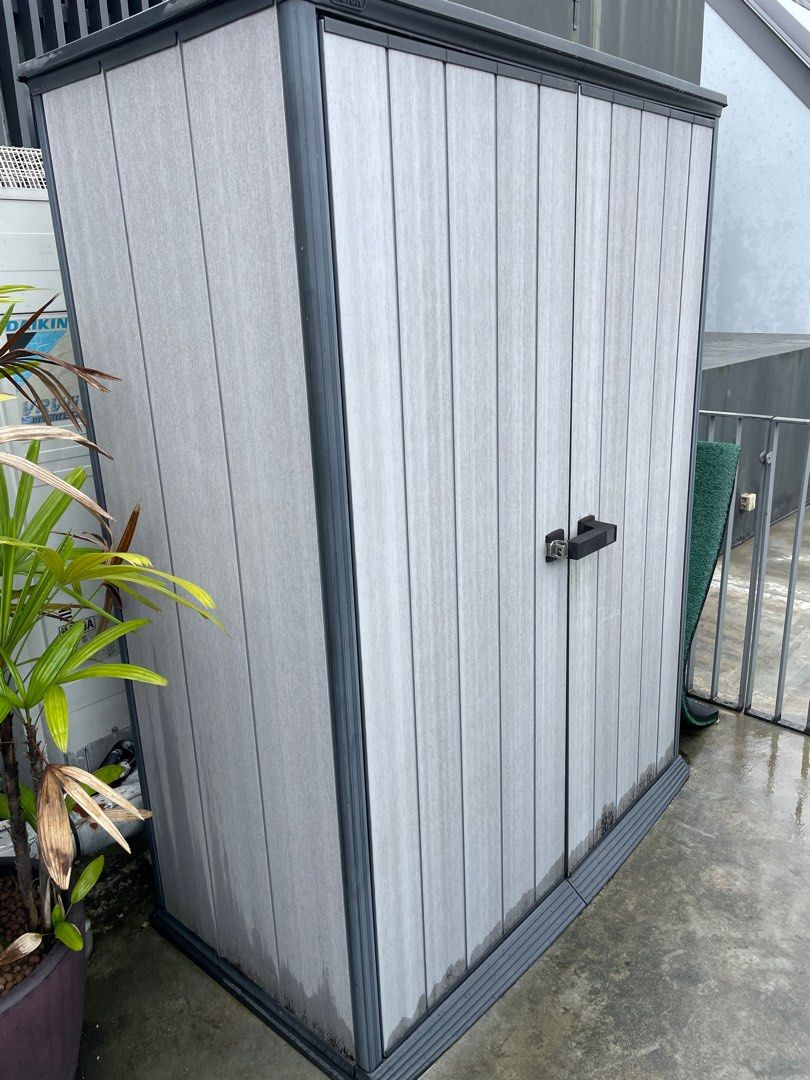Keter High Store Plus Shed (Outdoor), Furniture & Home Living, Outdoor