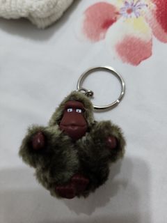 Backpack with shop monkey keychain