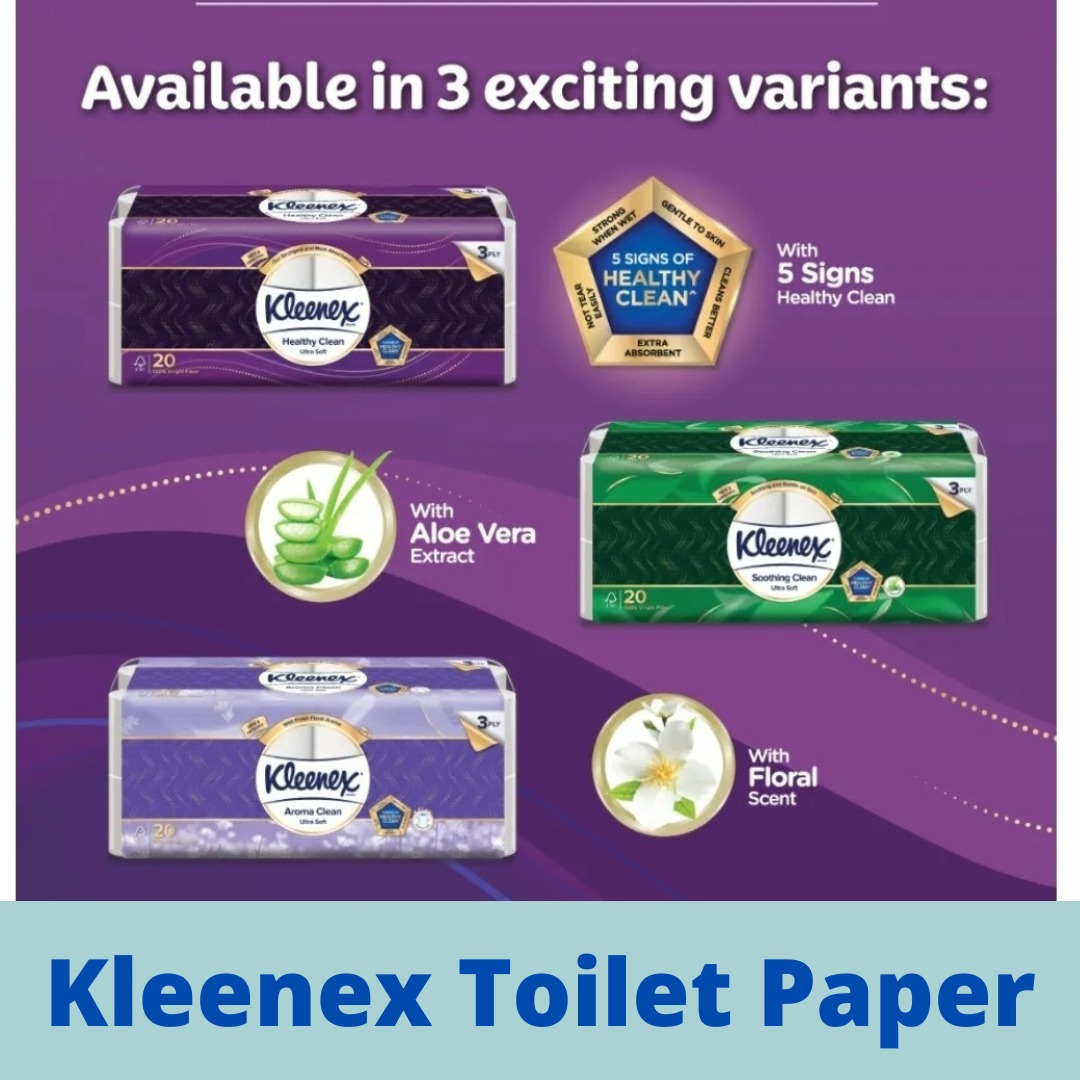 Kleenex Toilet Paper 200rolls x 4 Packs Bundle, Furniture & Home Living