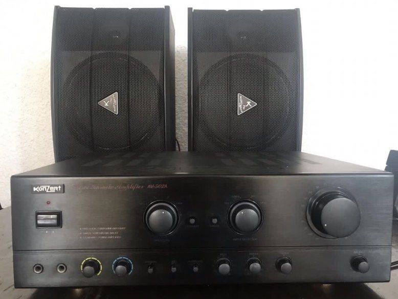 KONZERT AV502 A with KONZERT Speaker 550watts Audio Soundbars