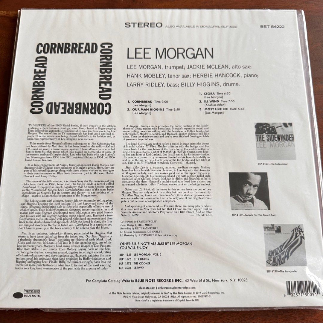 8周年記念イベントが Classic Records Lee Morgan The Cooker