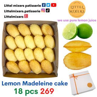 Lemon madeleine cake / Madeleines / Giveaway cake / Dessert / Authentic Taiwanese Cake / Affordable cakes