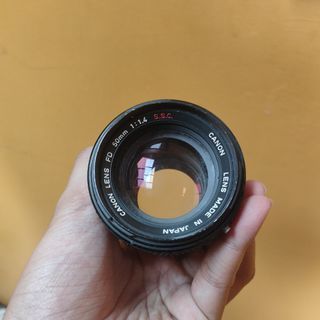 Lensa Canon FD 50mm F 1.4 Lensa Kamera Vintage