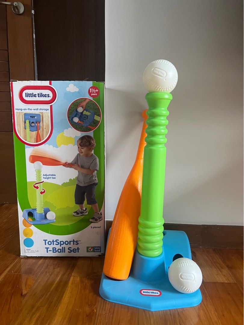 Little tikes Baseball Tot Sports TBall set, Babies & Kids, Infant