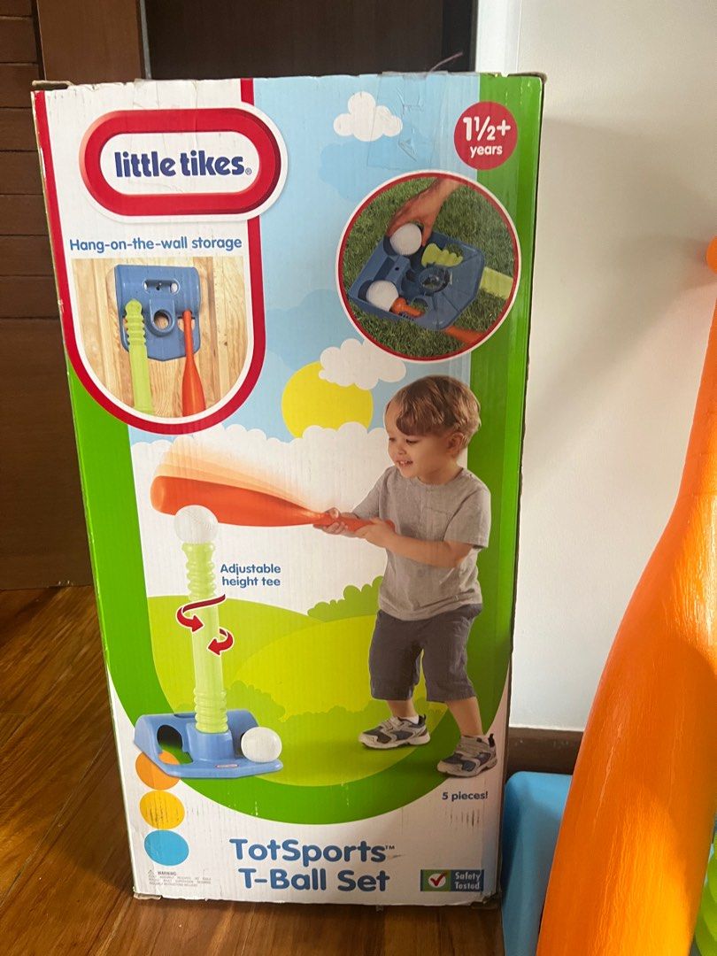 Little tikes Baseball Tot Sports TBall set, Babies & Kids, Infant