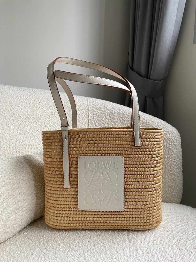 White basket clearance purse