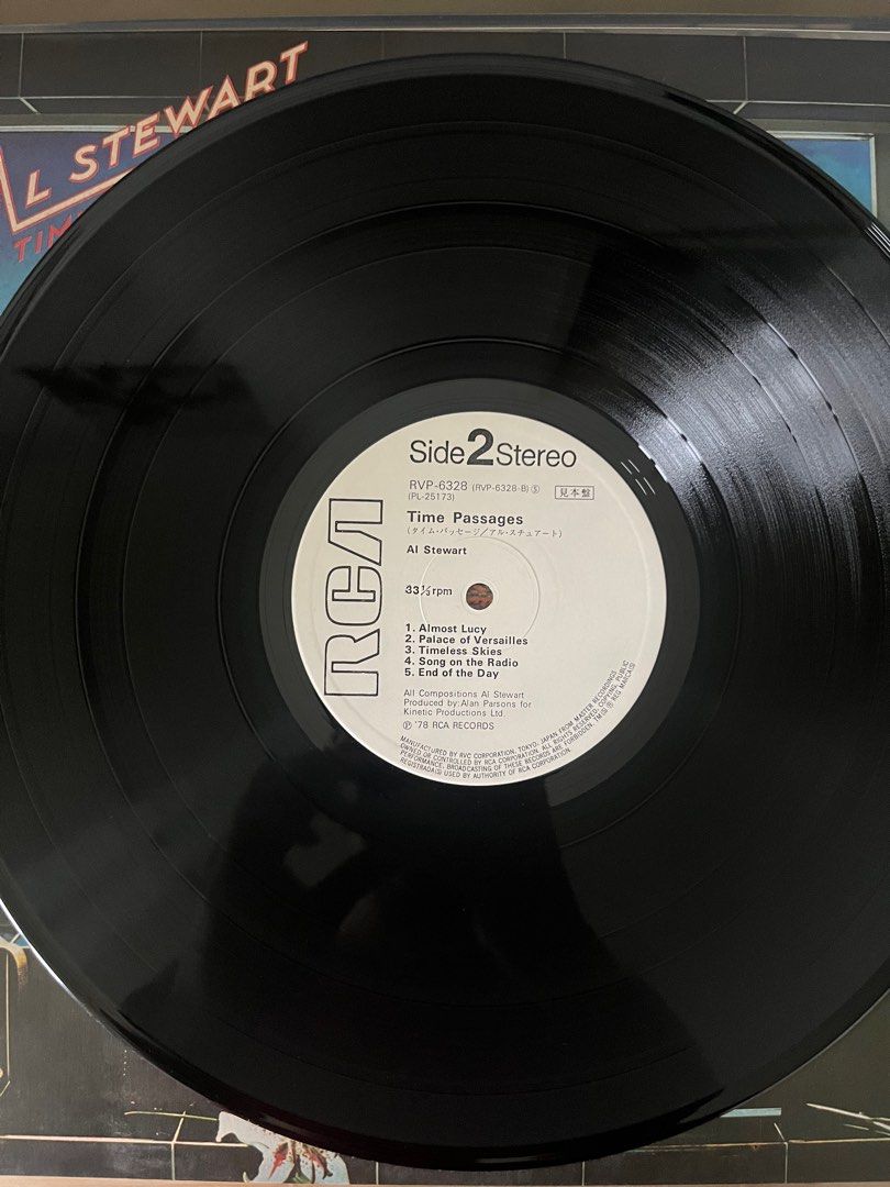 LP) Al Stewart - Time Passages 1978 Japan vinyl, Hobbies  Toys, Music   Media, Vinyls on Carousell