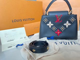 Tas Louis Vuitton LV Capucines MM Phyton 2021 VVGC, Barang Mewah, Tas &  Dompet di Carousell