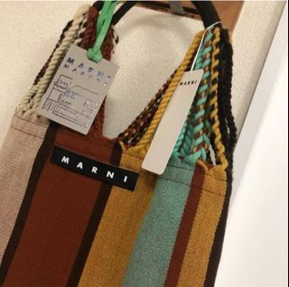 MarNi Market Hammock Bag in Multicolor Crochet