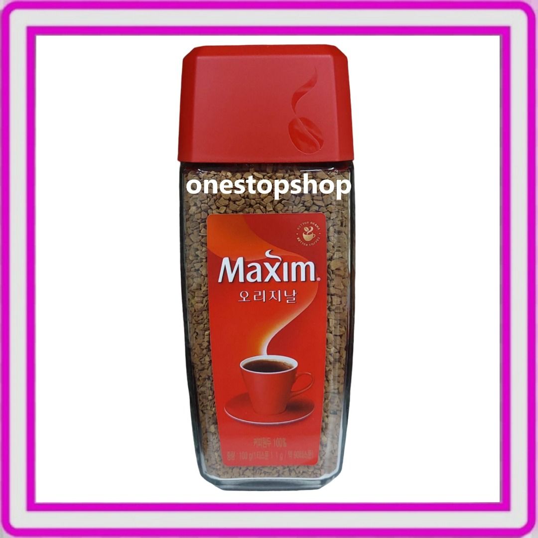 Maxim Original Coffee 100g Bottle, Food & Drinks, Beverages on Carousell