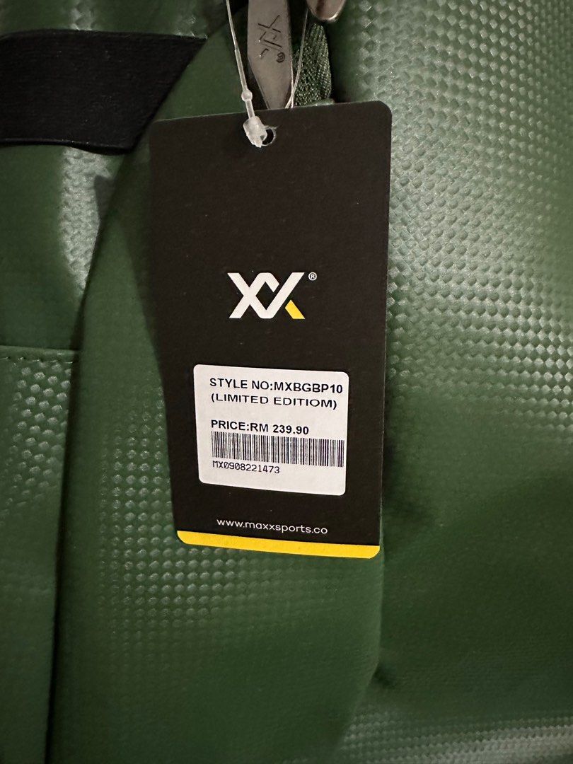 Maxx limited edition backpack, Men's Fashion, Bags, Backpacks on Carousell