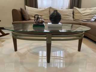  Glass Top Center Table