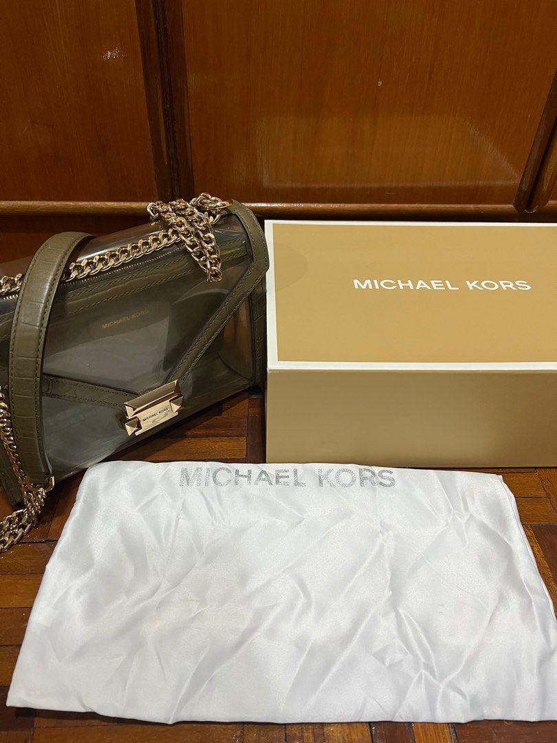 Michael kors clear discount handbag
