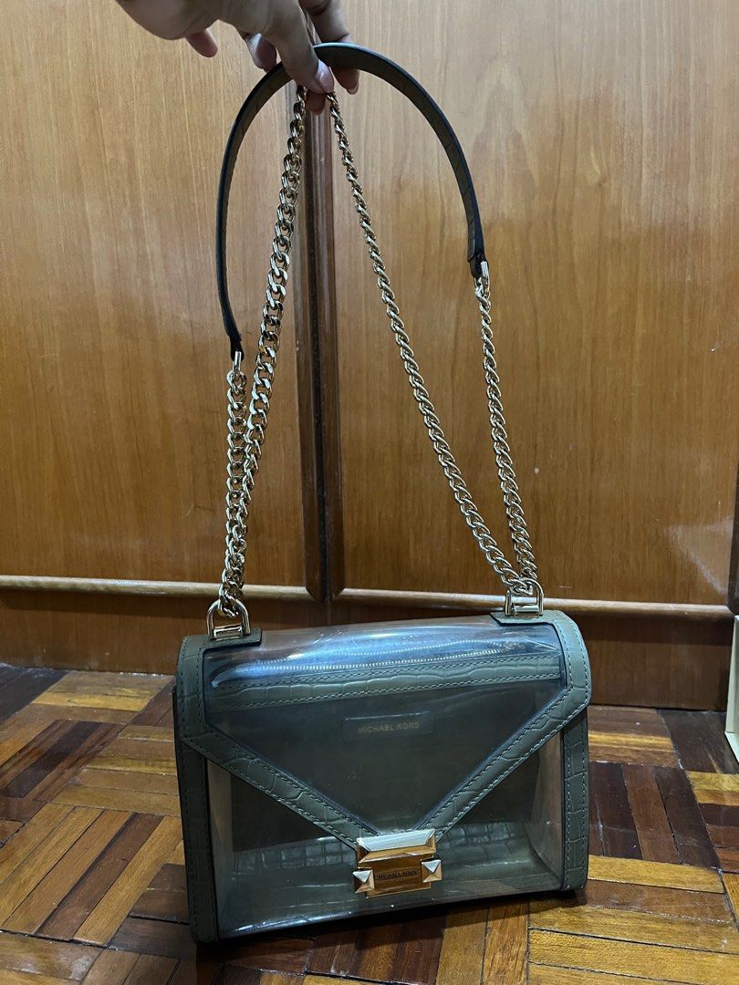 Michael Kors Clear Tote Bag, Luxury, Bags & Wallets on Carousell