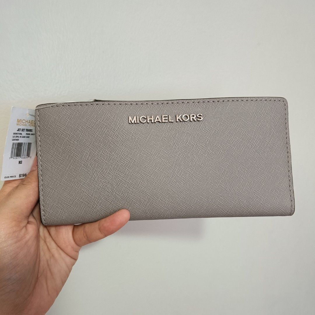 Gray shop mk wallet