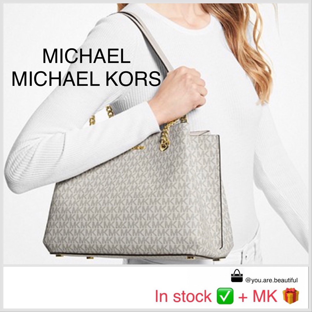 Bolsa michael kors dorada original deals