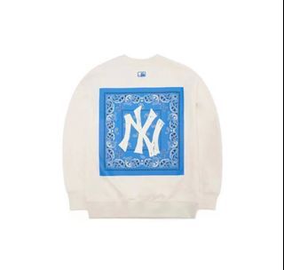 MLB Korea - MLB Like Wool Fleece Overfit Brushed Sweatshirt New York Yankees - Mint / XXL