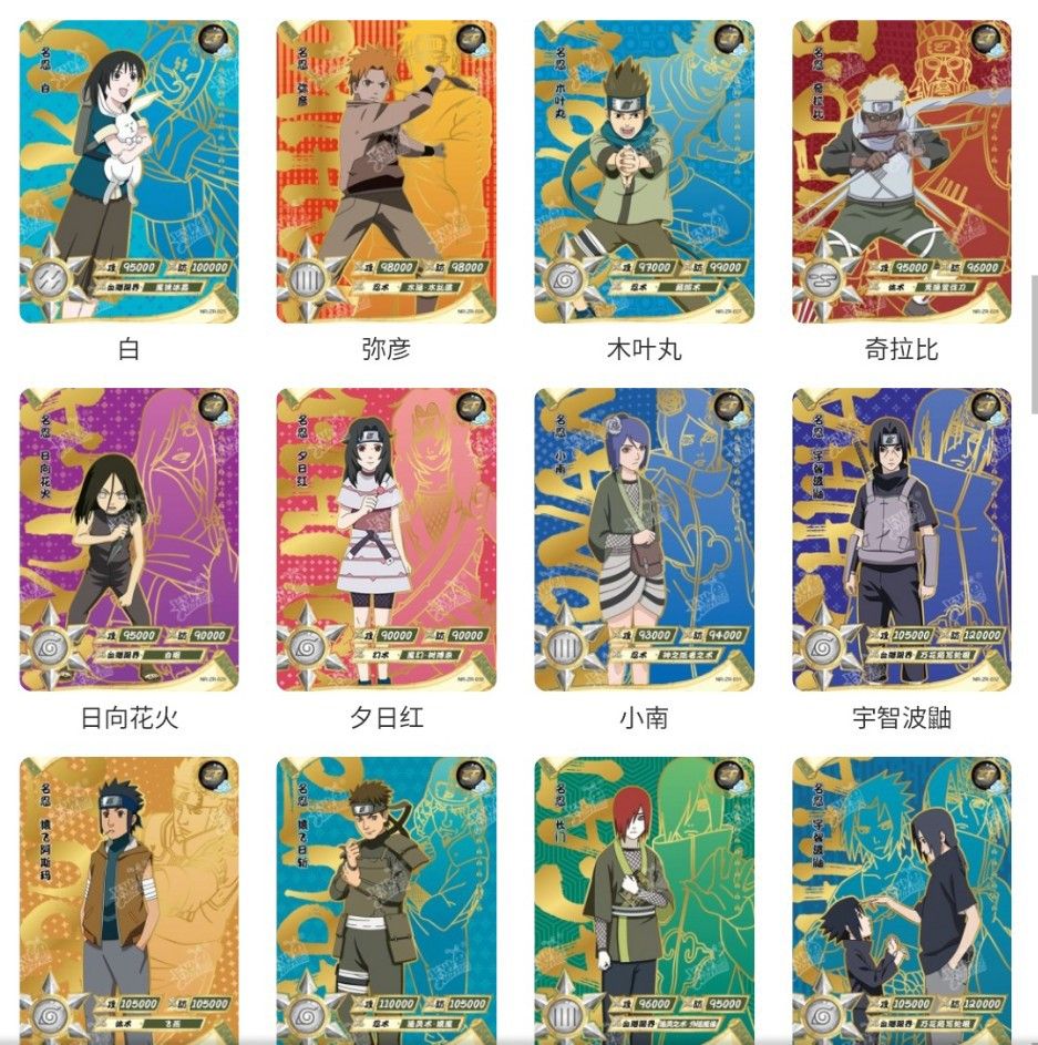 thumbnail image 2 of Kayou Naruto Tier 3 Wave 1 Booster Box - 20 Packs, 5 Cards Each (100 Total) Officially Licensed Anime TCG 2 of 13