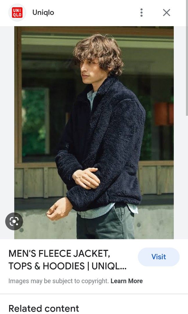 Natural reflection mens fleece jacket Men s Fashion Coats