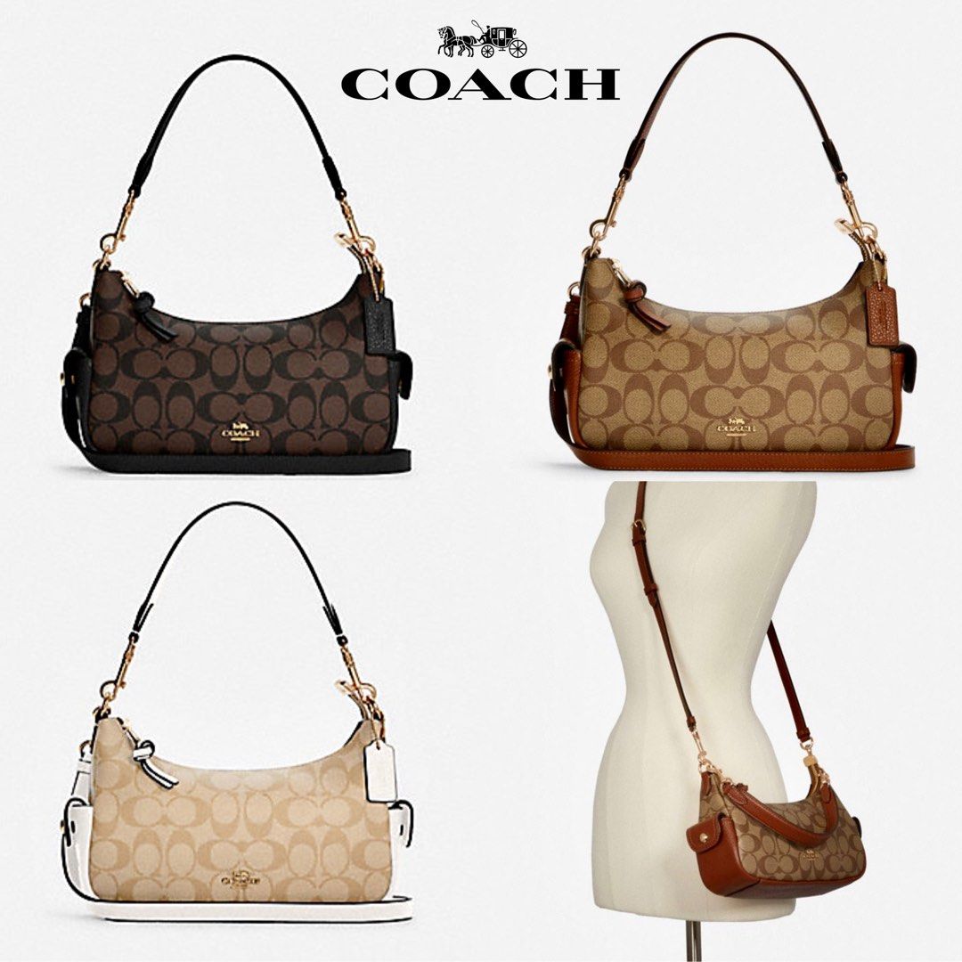 COACH PENNIE SHOULDER BAG 25 IN SIGNATURE, Luxury, Bags & Wallets on  Carousell