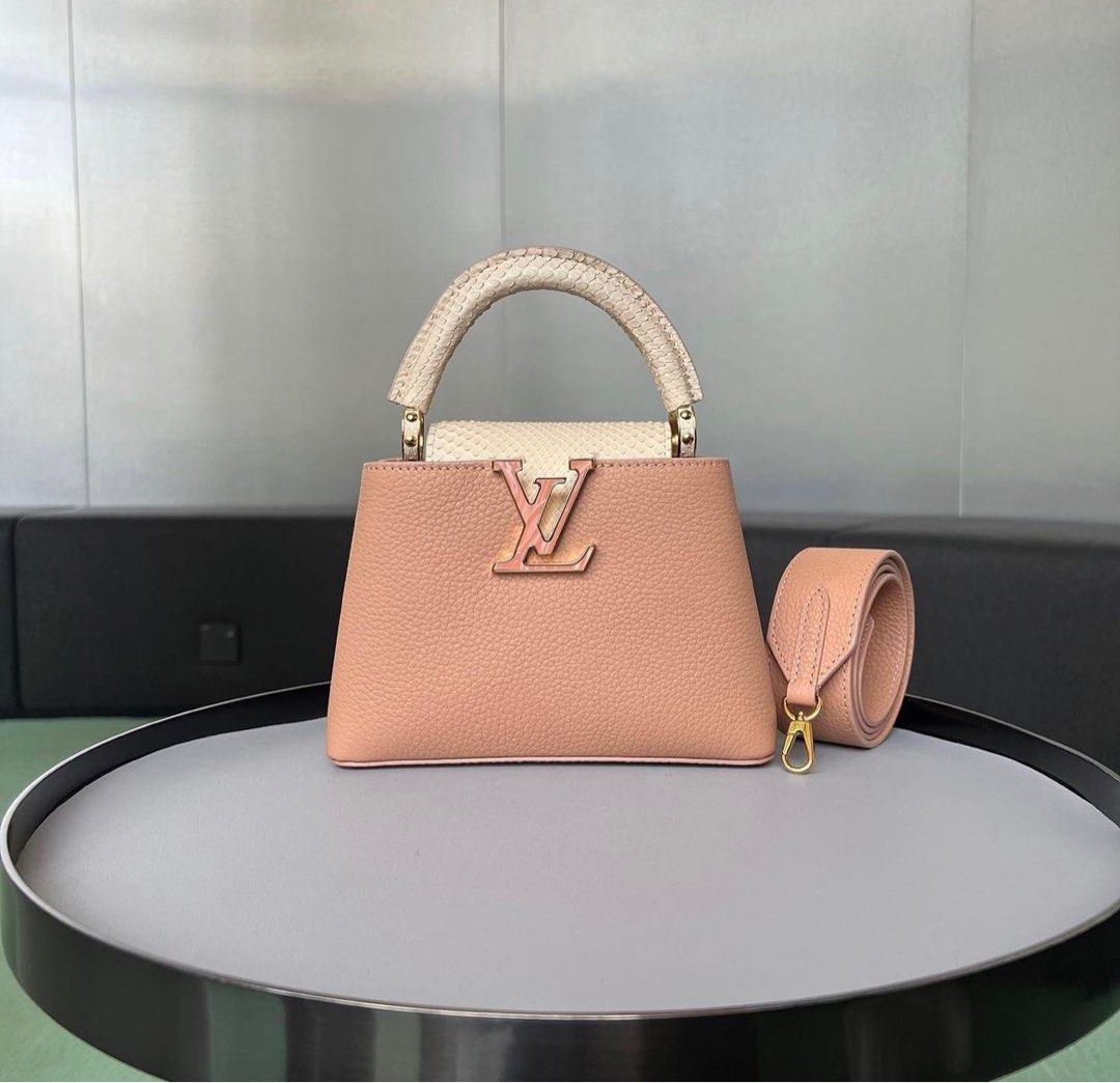 Louis Vuitton Iridescent Pink Python Mini Capucines, myGemma