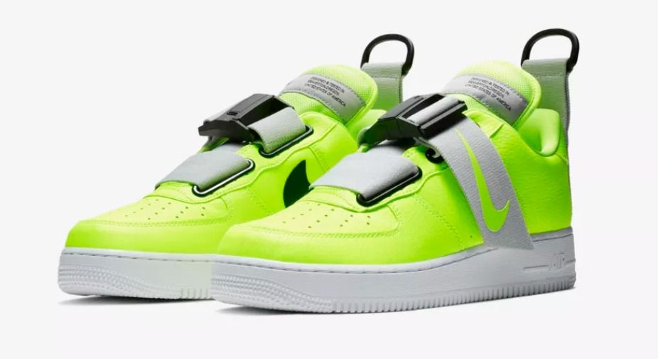 Nike Air Force 1 Utility Volt Men s Fashion Footwear Sneakers
