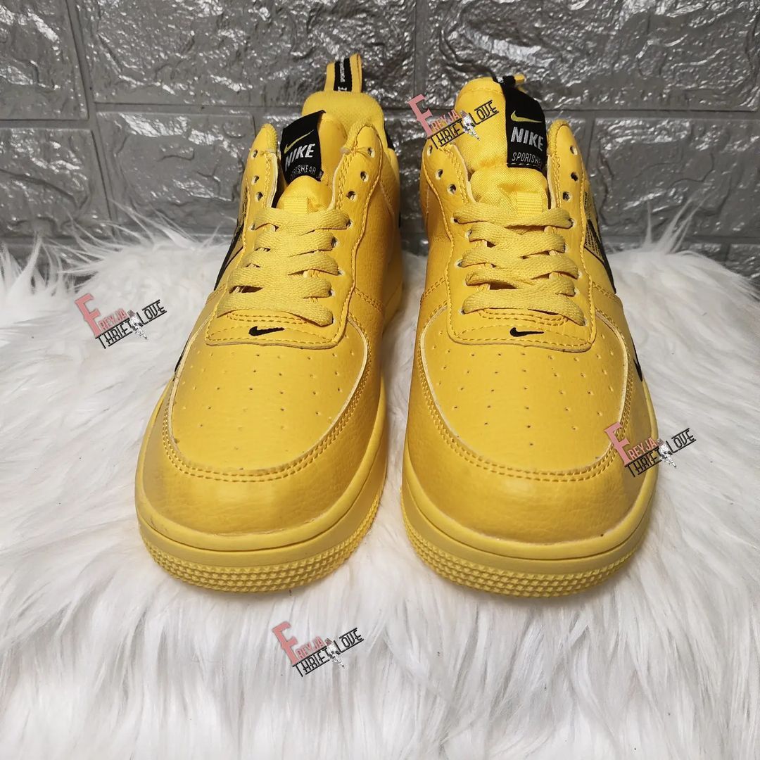 nike air force 1 utility neon yellow