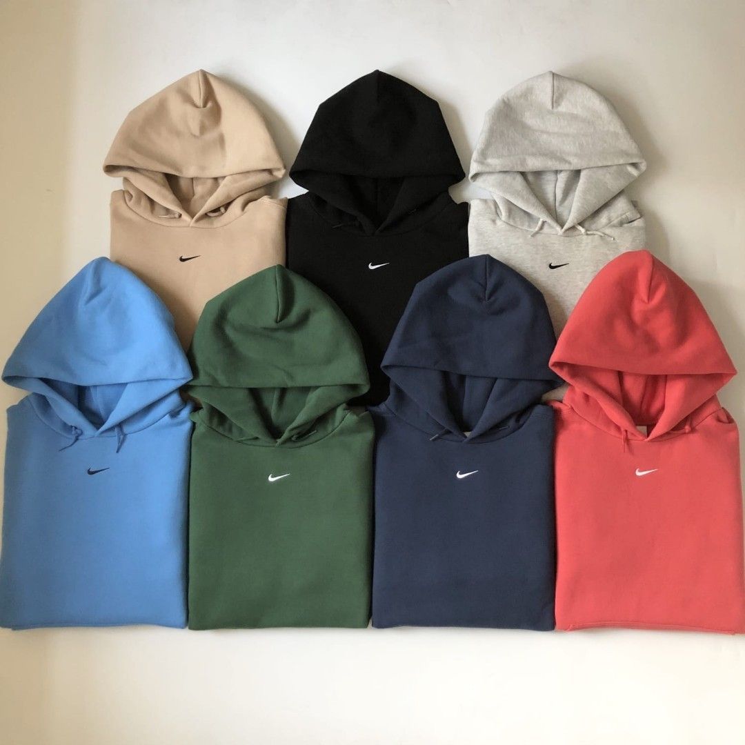 Nike mini swoosh oversized hoodie in hotsell olive gree