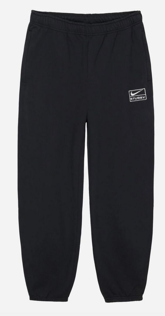 Nike x Stüssy Washed Fleece Crewneck & Pants (2Colors), 男裝, 上身