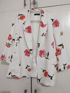 Nine West Floral Blazer Size 2