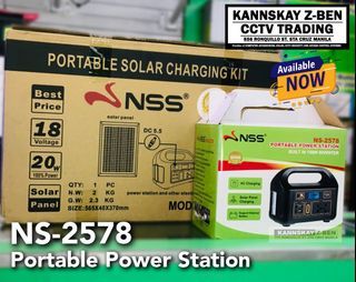 NSS Portable Solar Charging Kit ,Portable Power Station