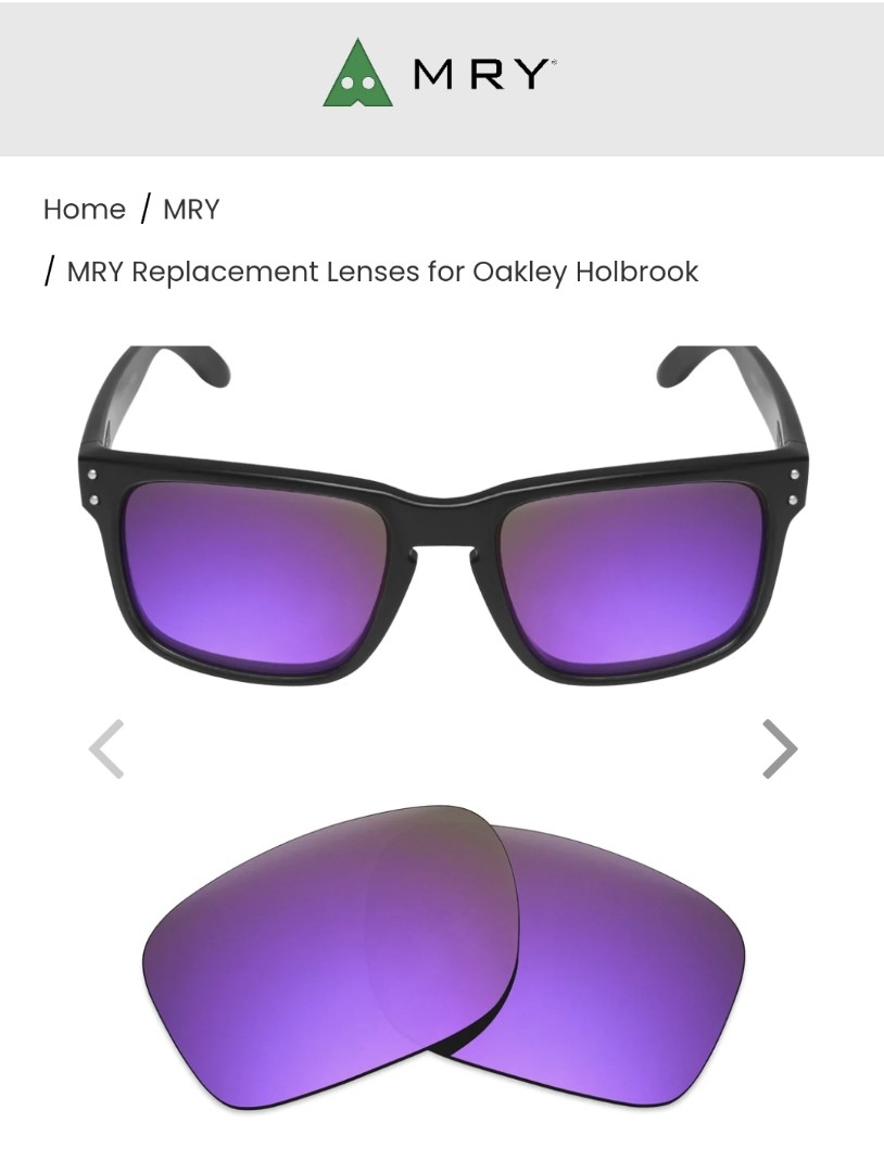 Oakley holbrook replacement lenses (plasma purple), Men's Fashion, Watches  & Accessories, Sunglasses & Eyewear on Carousell