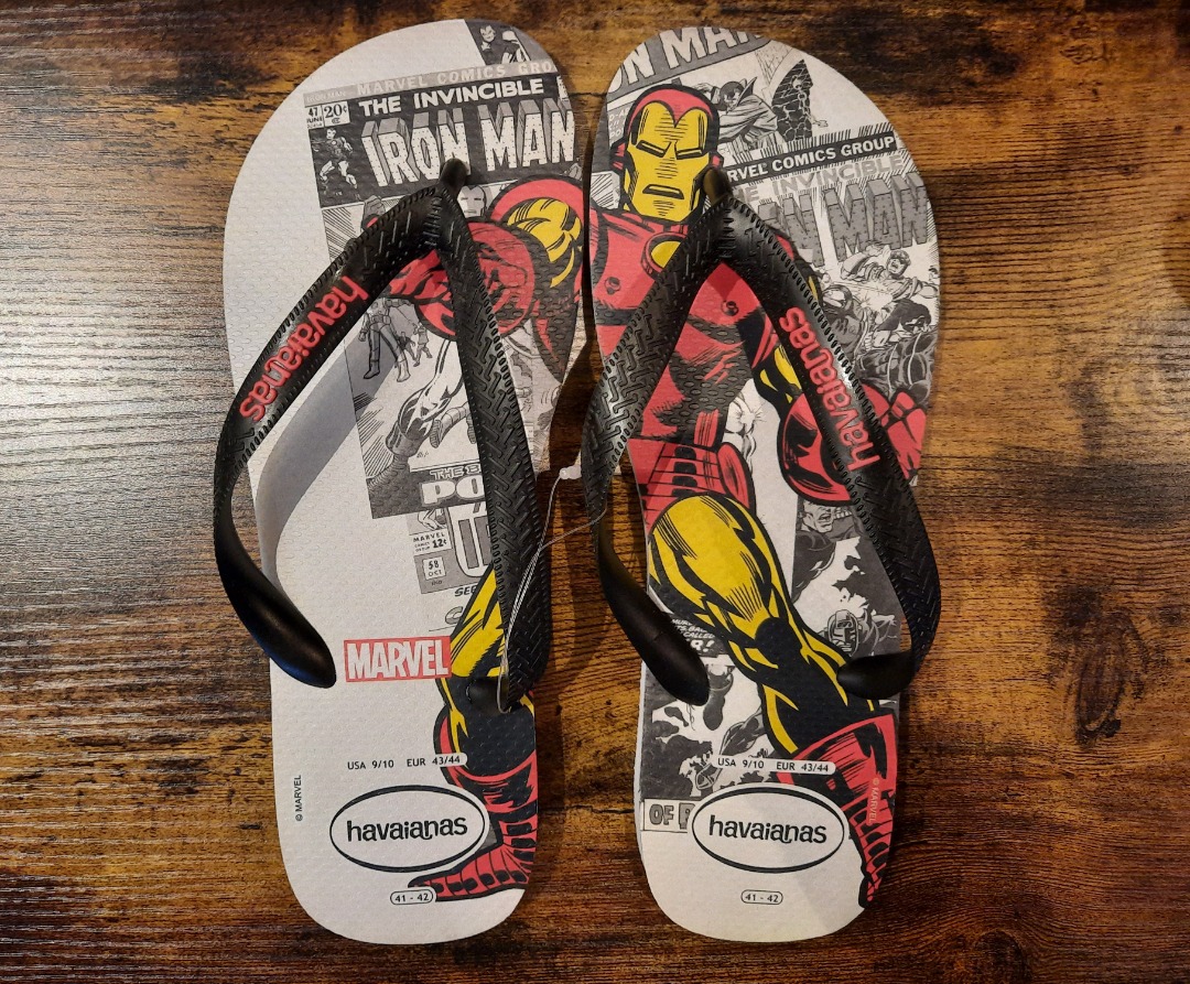 Original Havaianas x Iron Man Marvel Men s Fashion Footwear