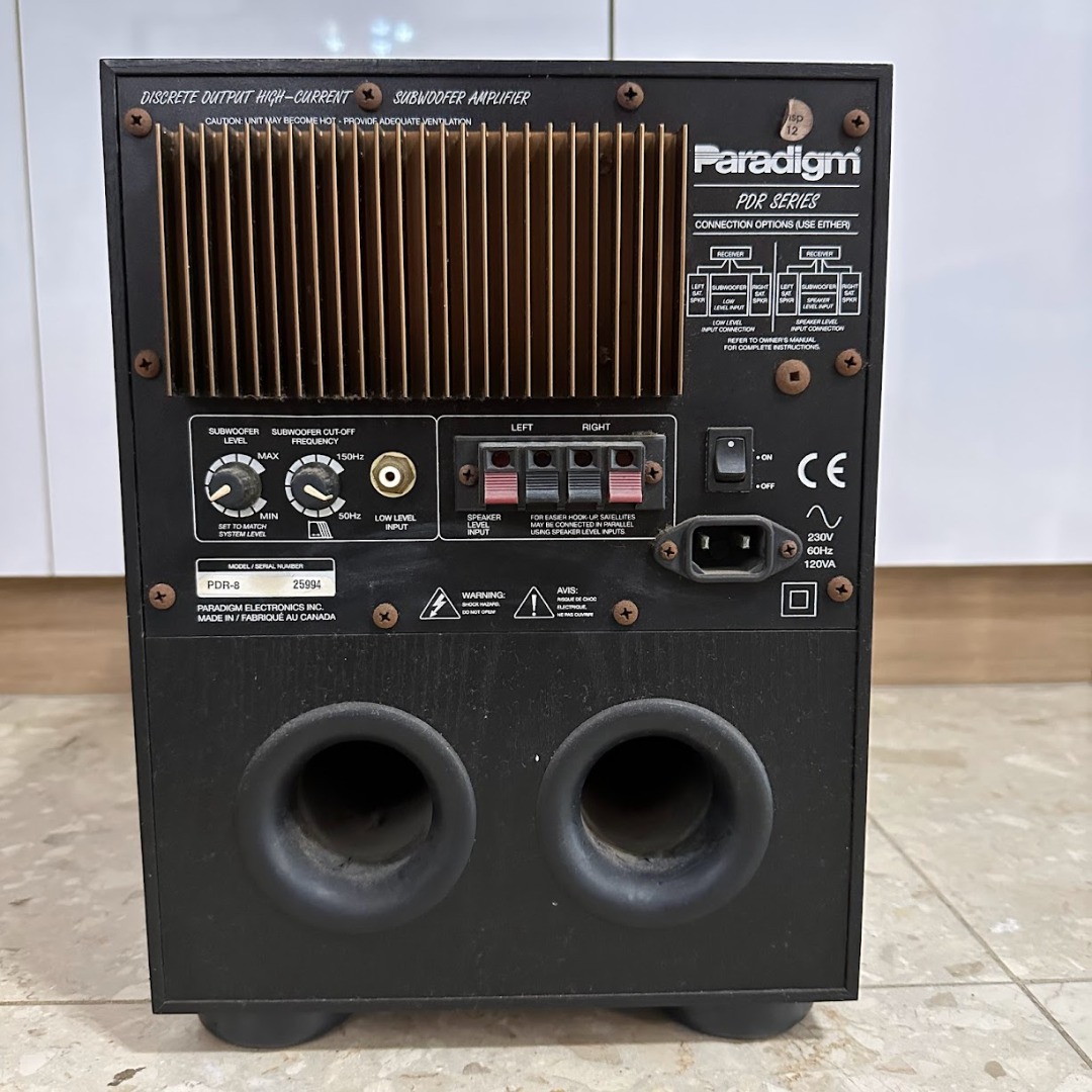 Paradigm powered subwoofer 2025