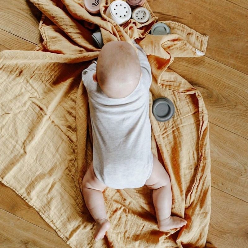 Solid color shop muslin swaddle