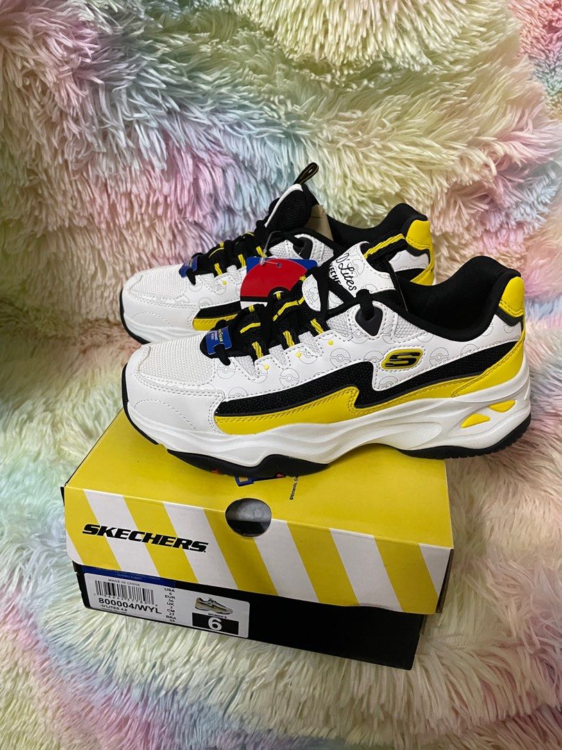 Skechers d'lites shop 3 womens yellow