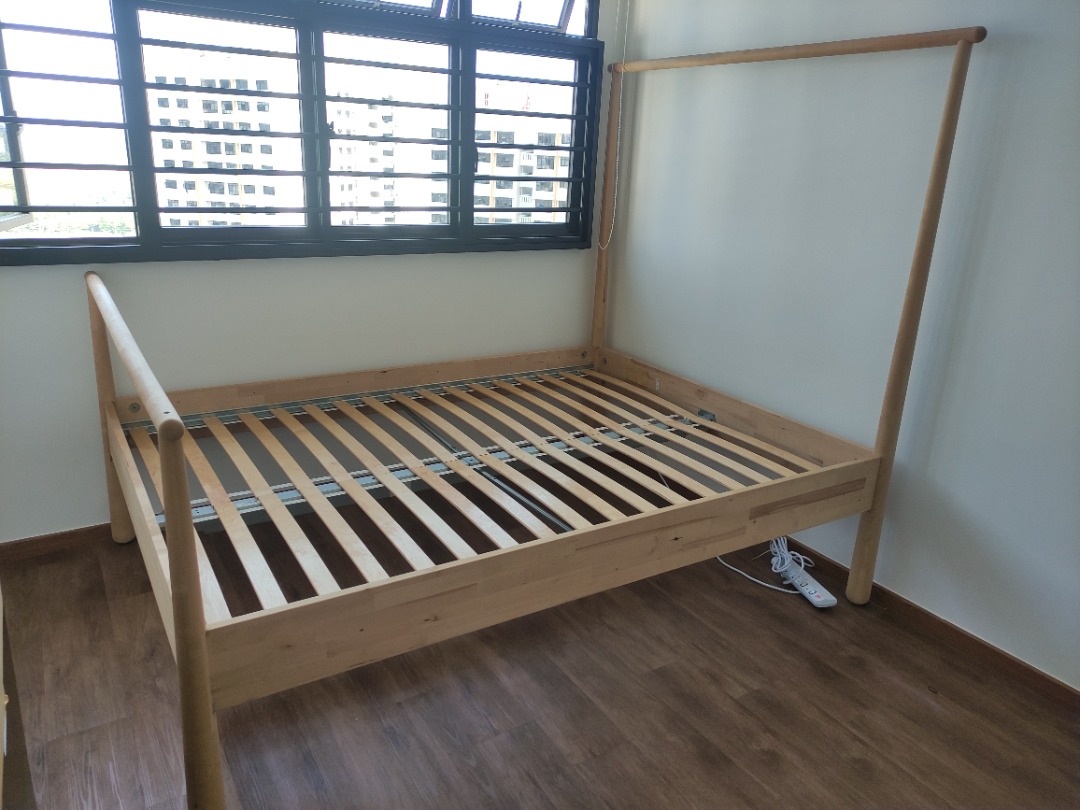 [Preloved] IKEA GJORA Bedframe, Furniture & Home Living, Furniture