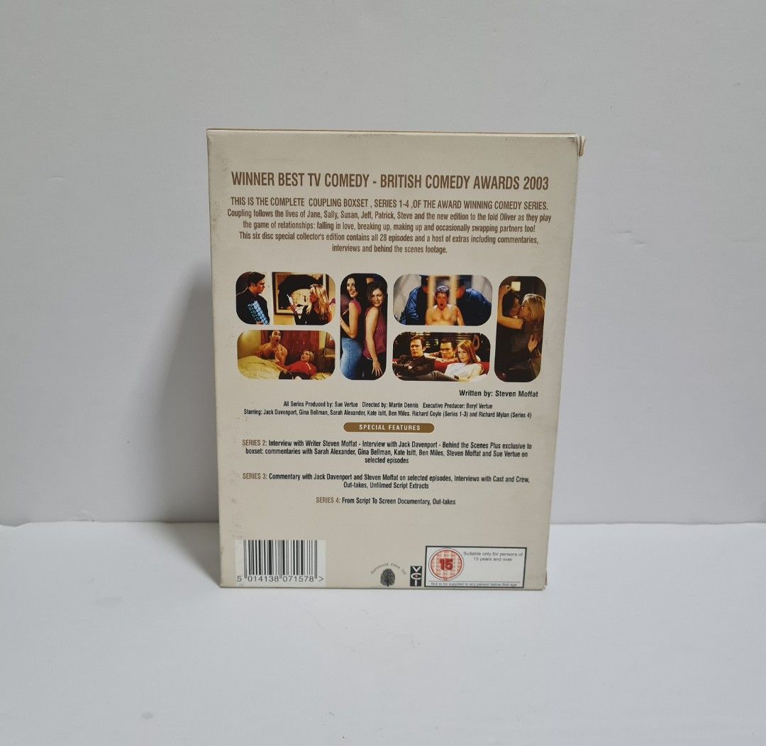[PreOwned] BBC Coupling The Complete Series 1, 2, 3, 4 DVD Box Set